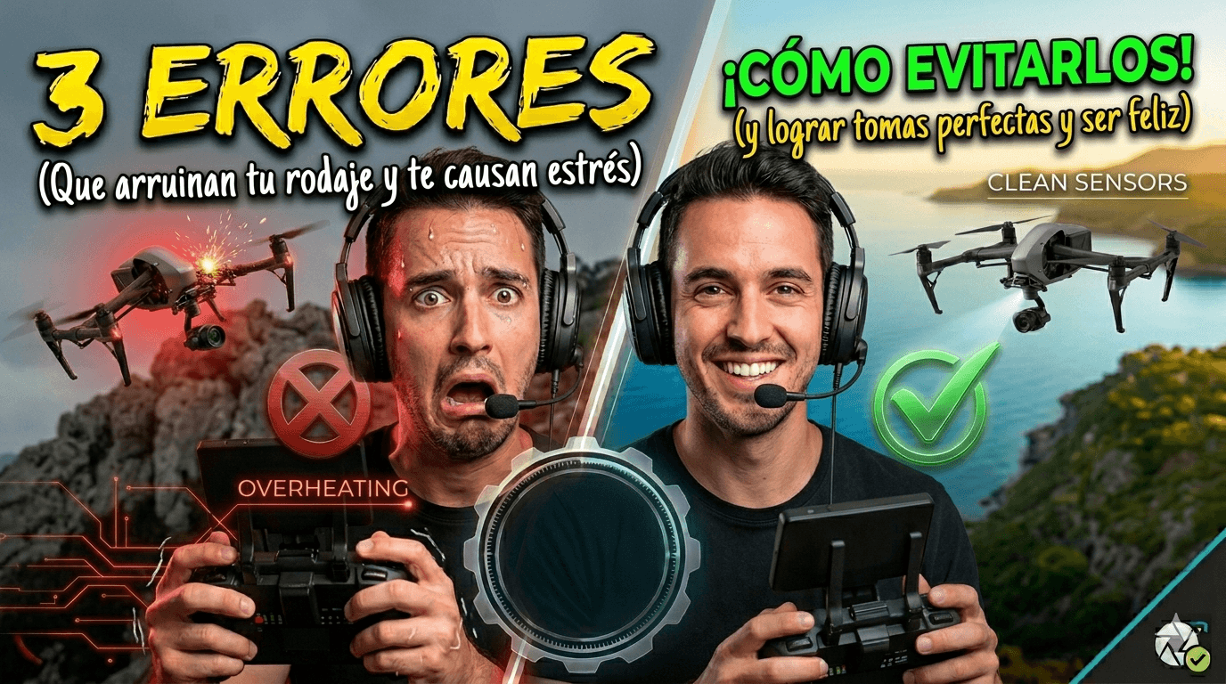 3 errores que arruinan un rodaje con drones (y cómo evitarlos)